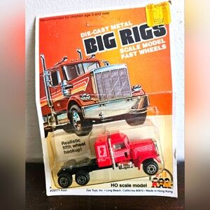 Vintage 1981 Zee Toys Big Rigs California Hauler. Die-Cast Semi. #29171 MOC.